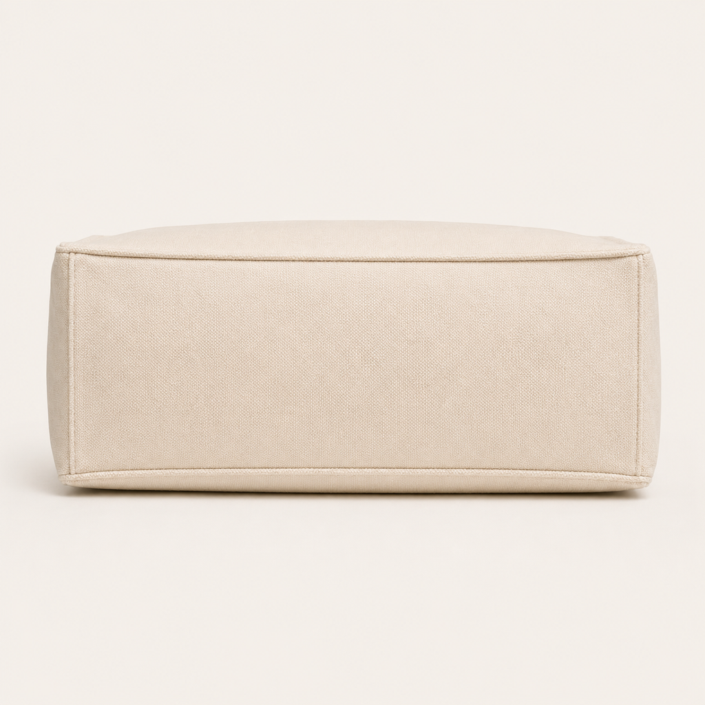 Grand Sac à Épaule en Toile avec Poches