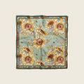 Foulard Tournesol Jaune & Vert