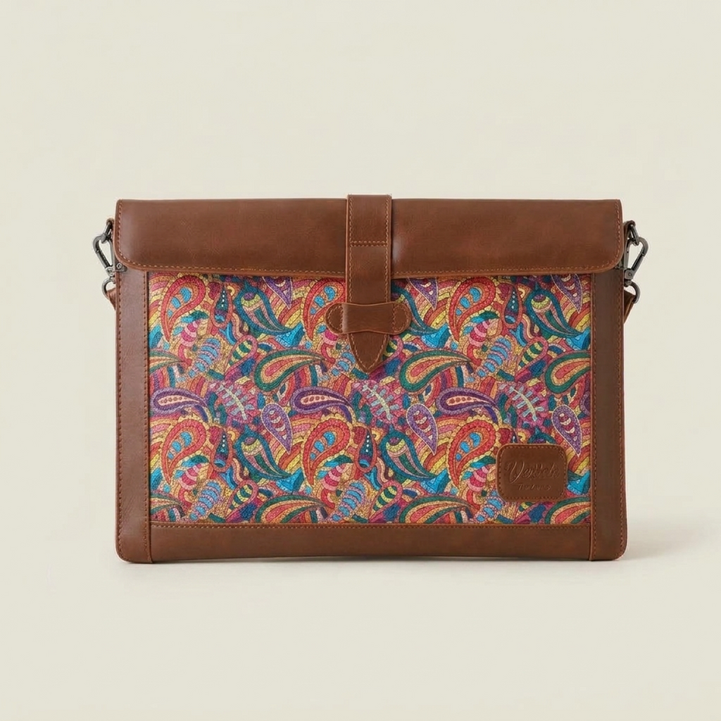 Porte-documents en cuir pour MacBook