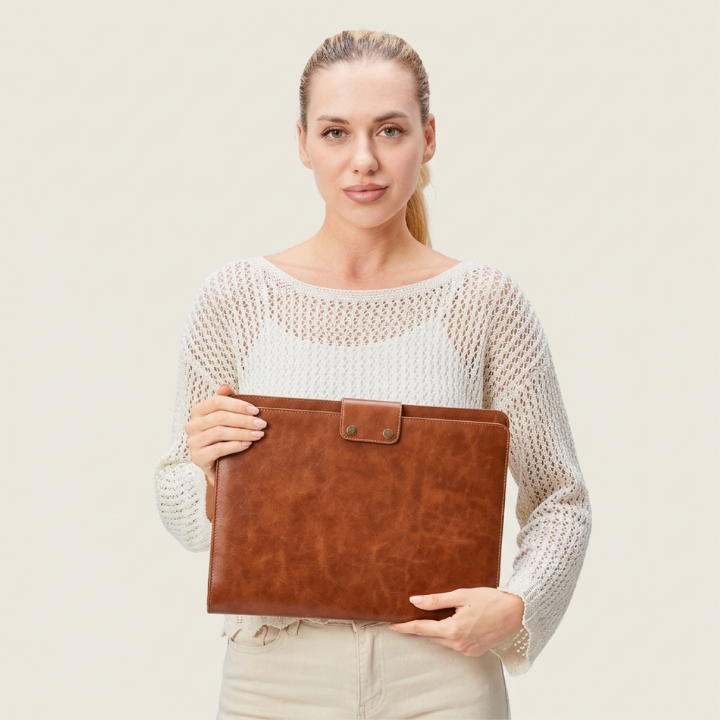 Pochette en cuir pour MacBook & iPad