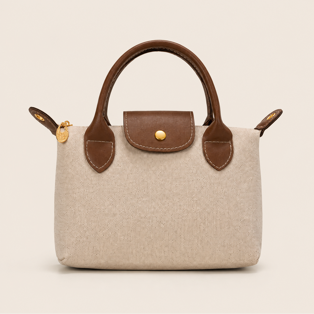 Sac Bandoulière en Toile Crème