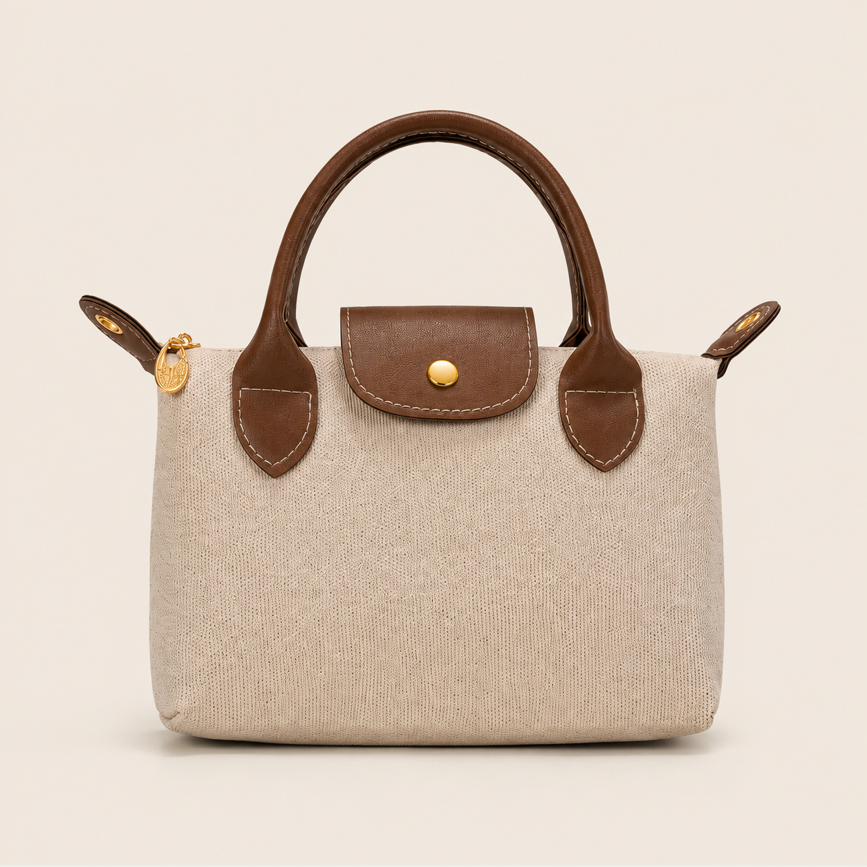 Sac Bandoulière en Toile Crème