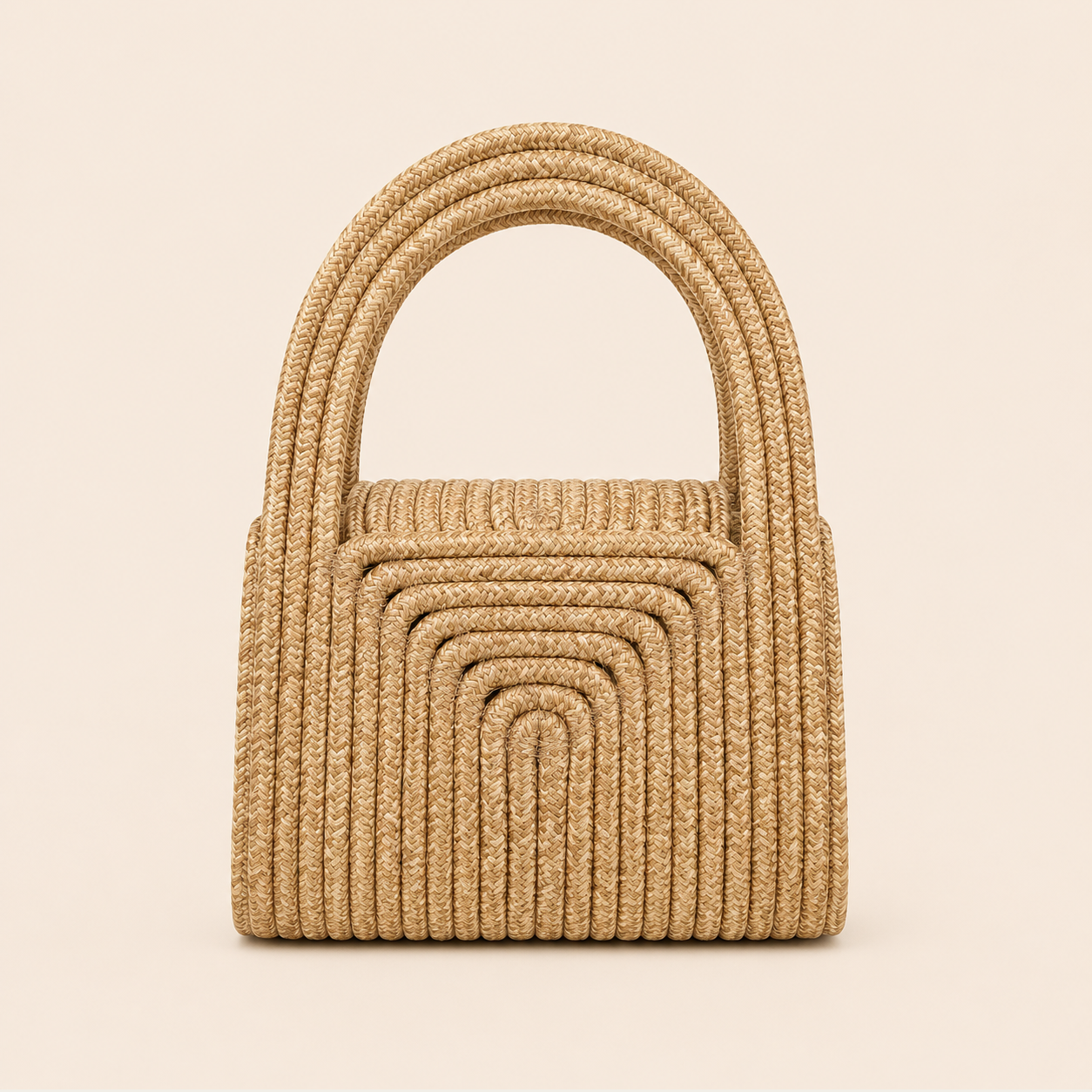 Pochette en Paille Naturelle