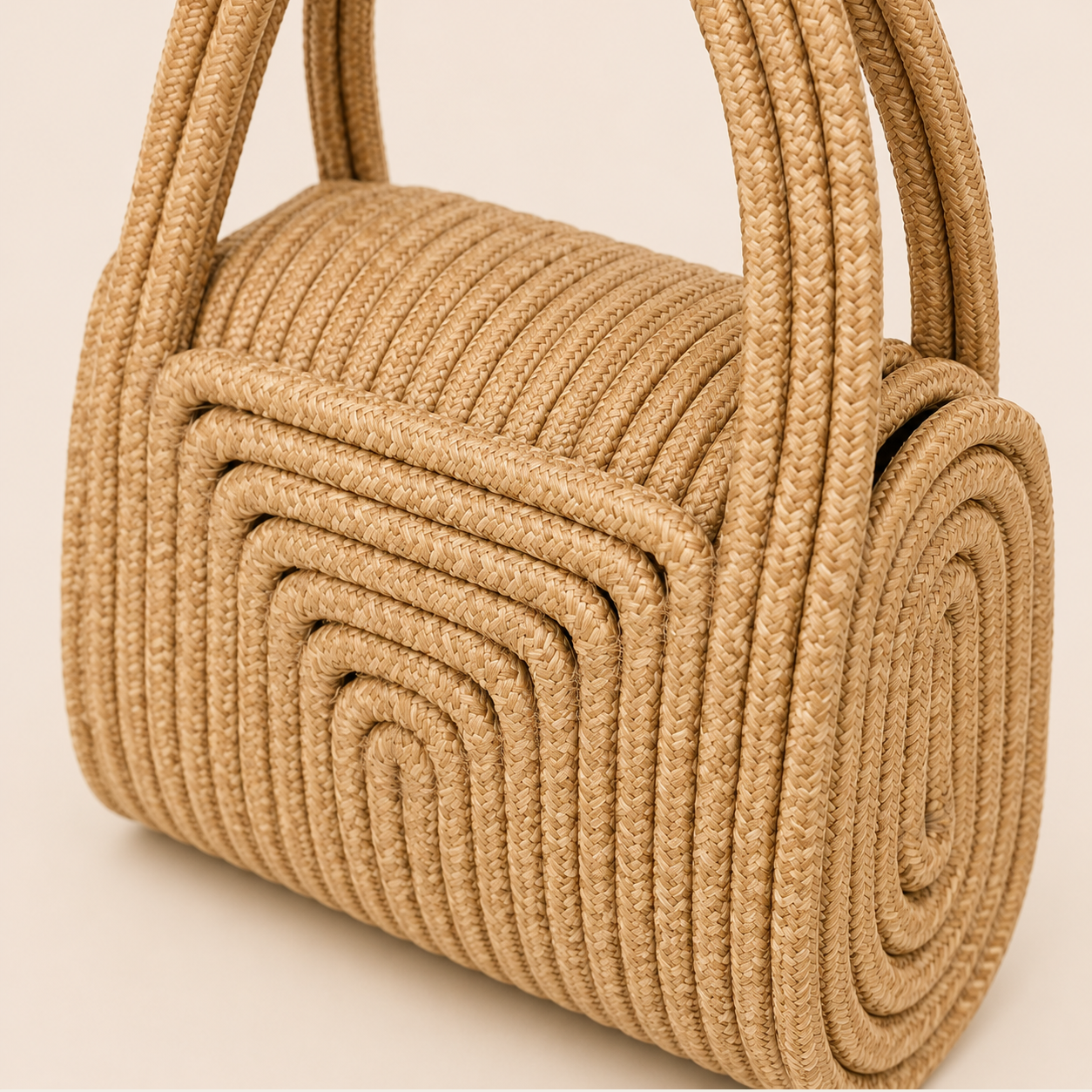 Pochette en Paille Naturelle