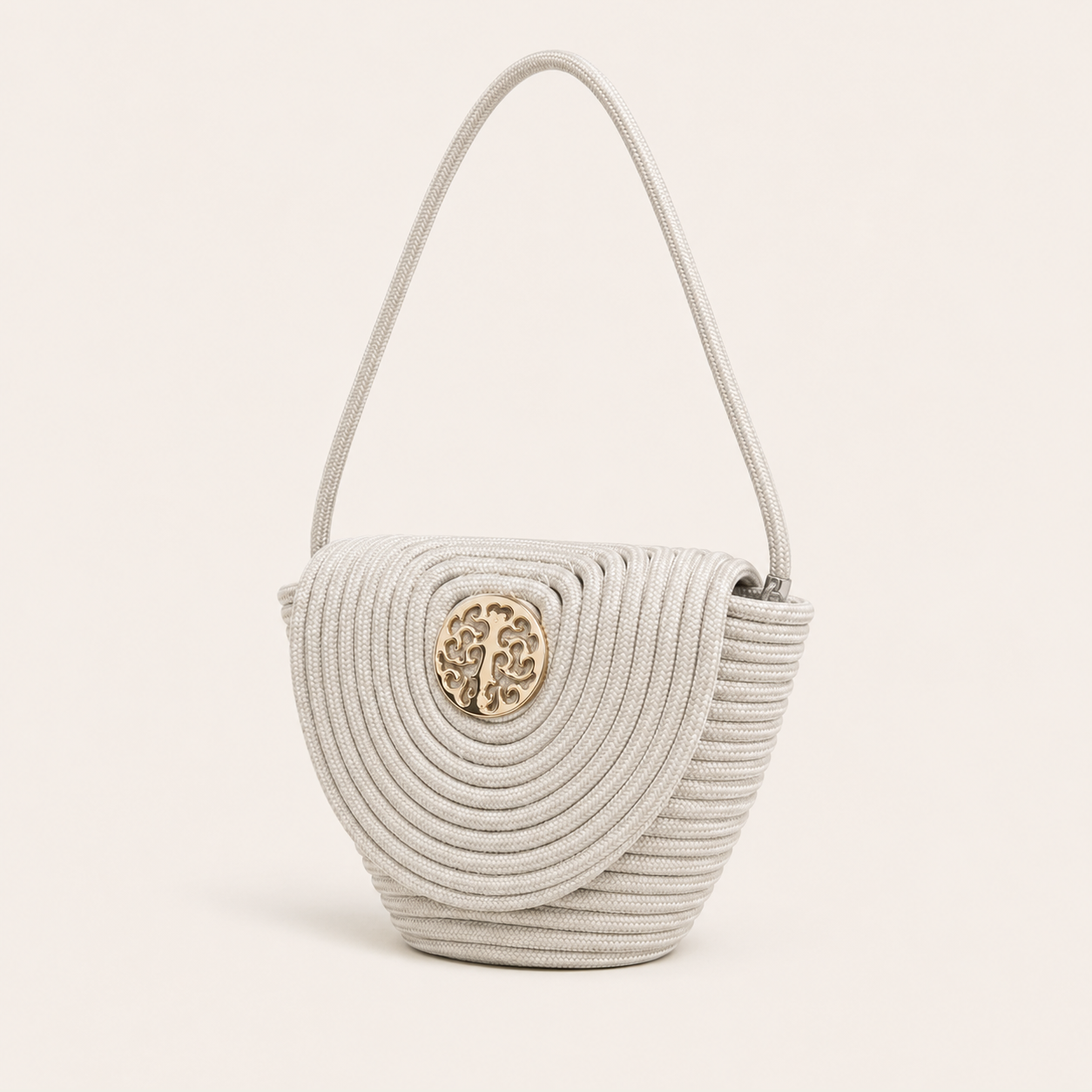 Sac Bandoulière en Paille avec Détails Tressés